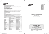 Samsung LE26S8 Manual de utilizare