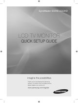Samsung SyncMaster 2333HD Manualul proprietarului
