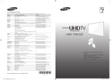 Samsung UE65HU7100S Ghid de inițiere rapidă