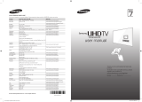 Samsung UE85HU7500L Ghid de inițiere rapidă