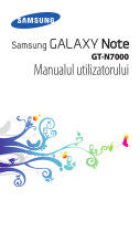 Samsung GT-N7000 Manual de utilizare