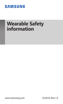 Samsung SM-R760 Safety guide
