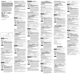 Sony SR-8A4 Manual de utilizare