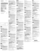 Sony SR-8A4 Manual de utilizare