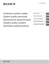 Sony SRS-X99 Manualul utilizatorului