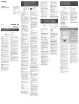 Sony MDR-1ABT Quick Start Guide and Installation