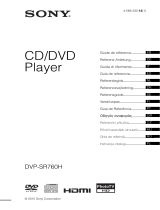 Sony DVP-SR760H Manual de utilizare