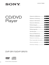 Sony DVP-SR370 B Lecteur DVD Manual de utilizare