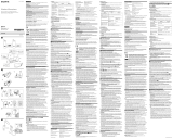 Sony ECM-AW4 Manualul utilizatorului