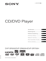 Sony DVP-SR700H Manualul proprietarului