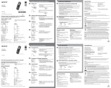 Sony ICD-PX232 Quick Start Guide and Installation