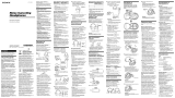 Sony MDR-NC500D Instrucțiuni de utilizare