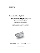 Sony HDR-CX7E Instrucțiuni de utilizare