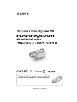 Sony HDR-CX7EK Instrucțiuni de utilizare