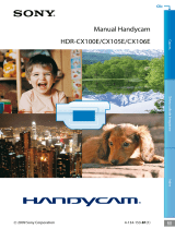 Sony HDR-CX100E Instrucțiuni de utilizare