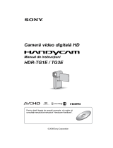 Sony HDR-TG3E Instrucțiuni de utilizare