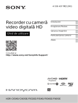 Sony HDR-PJ530E Instrucțiuni de utilizare