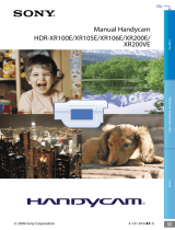Sony HDR-XR100E Manual de utilizare