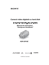 Sony HDR-SR10E Instrucțiuni de utilizare