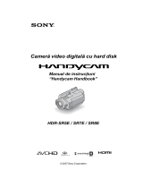 Sony HDR-SR5E Instrucțiuni de utilizare
