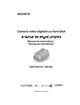 Sony HDR-SR11E Instrucțiuni de utilizare