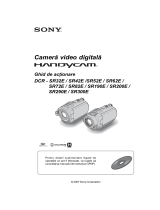 Sony DCR-SR190E Instrucțiuni de utilizare
