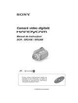 Sony DCR-SR210E Ghid de inițiere rapidă