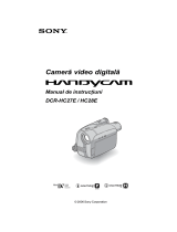Sony DCR-HC28E Instrucțiuni de utilizare