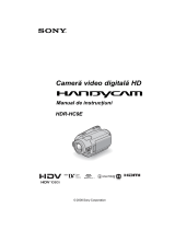 Sony HDR-HC9E Instrucțiuni de utilizare