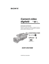 Sony DCR-VX2100E Instrucțiuni de utilizare