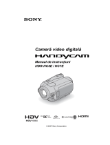 Sony HDR-HC7E Instrucțiuni de utilizare