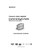 Sony DCR-DVD910E Instrucțiuni de utilizare