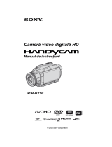 Sony HDR-UX1E Instrucțiuni de utilizare