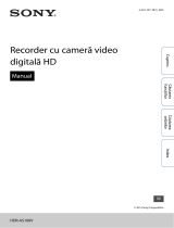 Sony HDR-AS100VR Instrucțiuni de utilizare