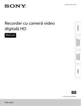 Sony HDR-AS20 Instrucțiuni de utilizare