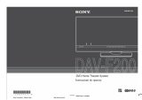 Sony DAV-F200 Instrucțiuni de utilizare