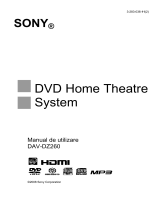 Sony DAV-DZ260 Instrucțiuni de utilizare