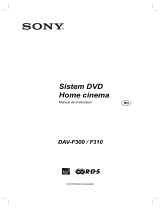 Sony DAV-F300 Instrucțiuni de utilizare