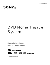 Sony DAV-DZ780 Instrucțiuni de utilizare