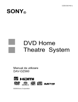 Sony DAV-DZ560 Instrucțiuni de utilizare