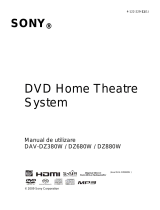 Sony DAV-DZ880W Instrucțiuni de utilizare