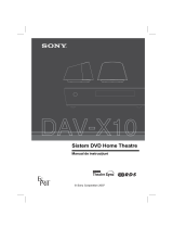 Sony DAV-X10 Instrucțiuni de utilizare
