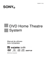 Sony DAV-DZ360WA Instrucțiuni de utilizare
