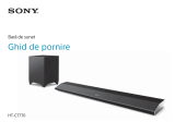 Sony HT-CT770 Ghid de inițiere rapidă