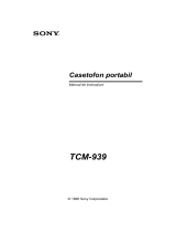 Sony TCM-939 Instrucțiuni de utilizare