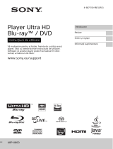 Sony UBP-X800 Instrucțiuni de utilizare