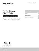 Sony BDP-S6700 Instrucțiuni de utilizare