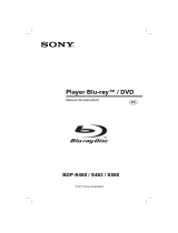 Sony BDP-S480 Instrucțiuni de utilizare