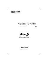 Sony BDP-S470 Instrucțiuni de utilizare