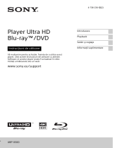 Sony UBP-X500 Instrucțiuni de utilizare